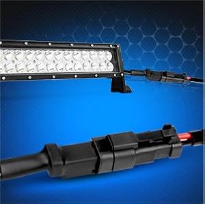 Nilight 16AWG DT Connector Wiring Harness Kit LED Light Bar 12V On Off Switch Power Relay Blade Fuse for Off Road Lights LED Work Light-ONE Lead Black Lighting Car Camera Car Dashcam  dealsforyoudays