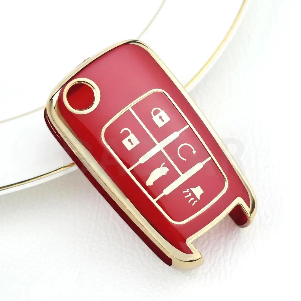 5 - Gold Line Red