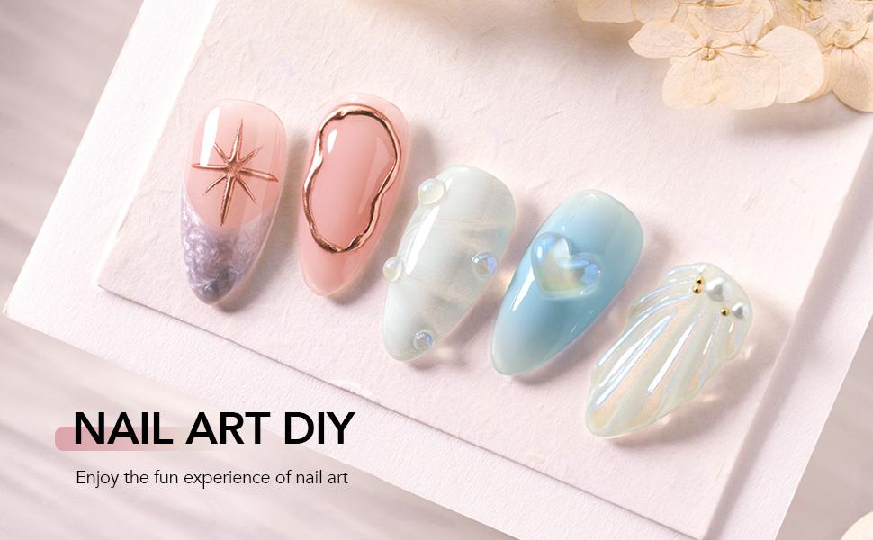 GAOY 3D Nail Gel, 15g Clear Sculpting Gel for Carving, Molding and Painting Nail Art Designs, Nail Glue for Rhinestone Gems Decoration