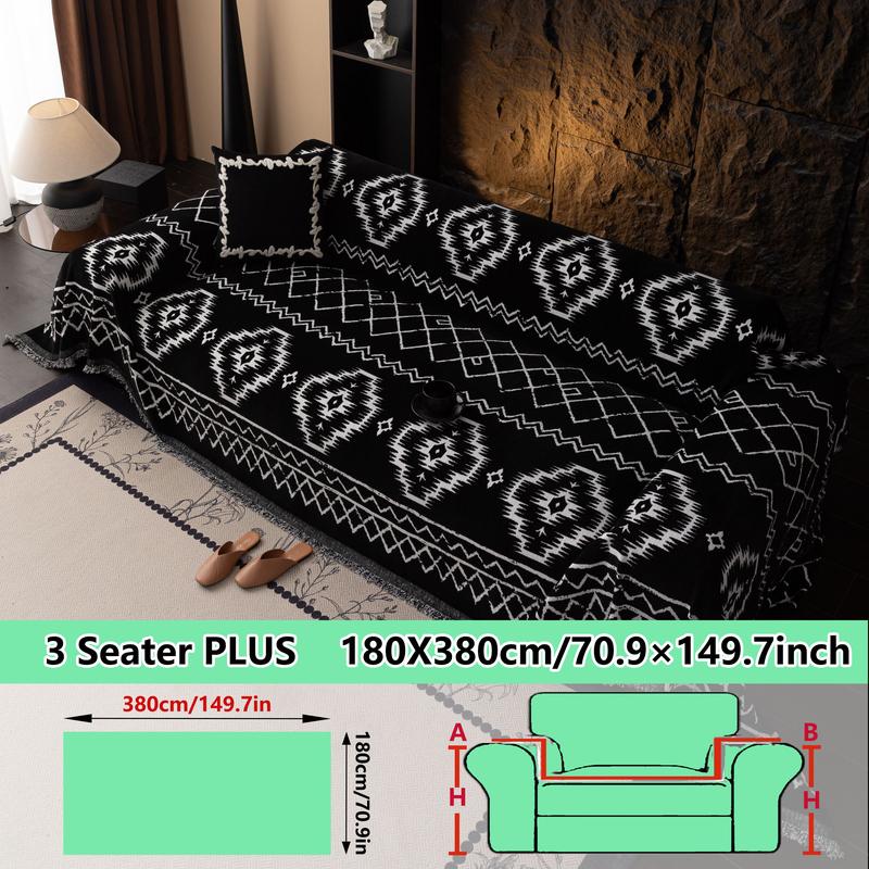 European Style Thickened Chenille Sofa Cover Blanket, Couch Covers, Warm Design, Multiple Colors & Sizes Available, Perfect for Living Room Decor