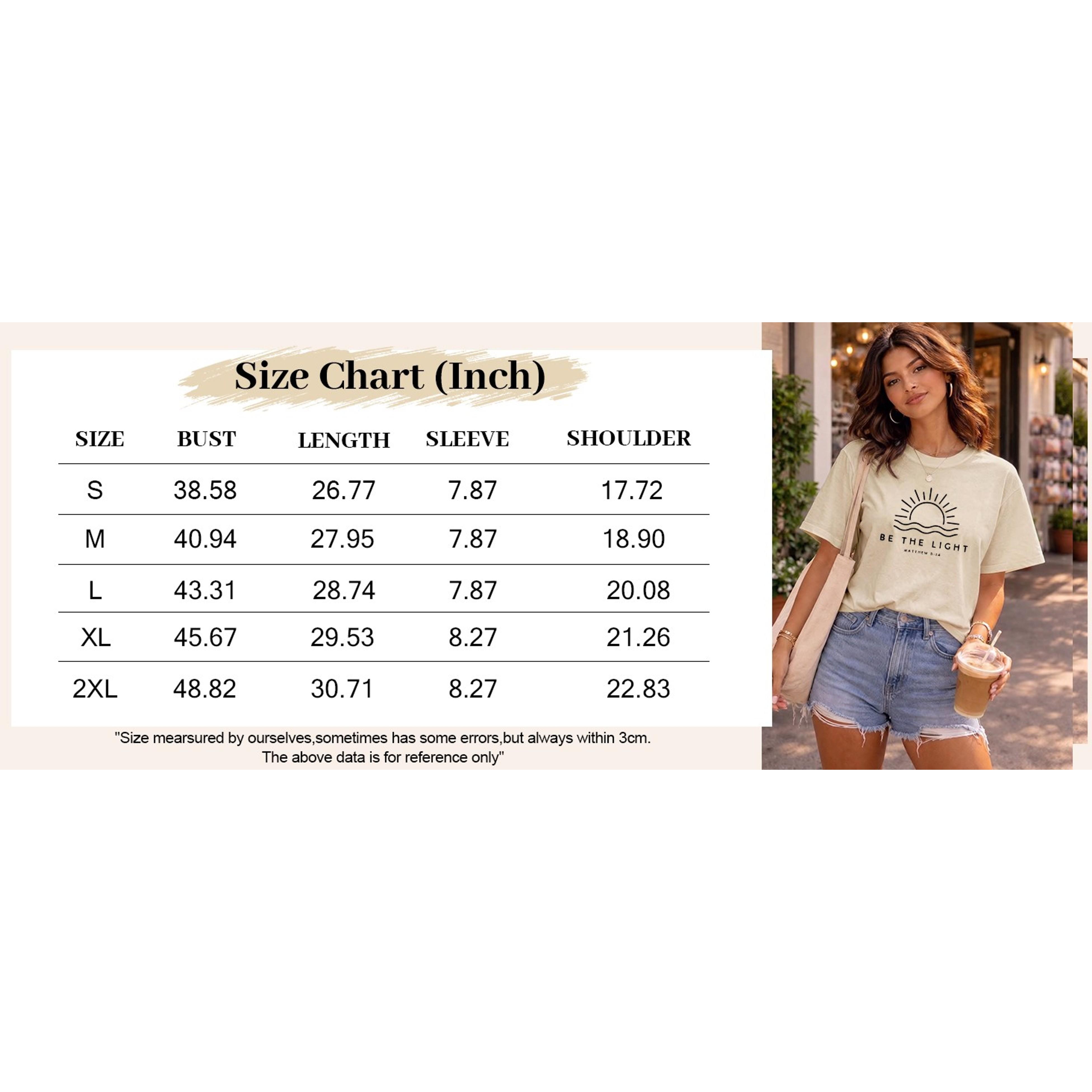 Women's Casual Cotton Fabric Short-Sleeve Christian "Be The Light" Bible Verse Inspirational Religious T-Shirt Tops, Graphic, Day, Comfortable, Breathable