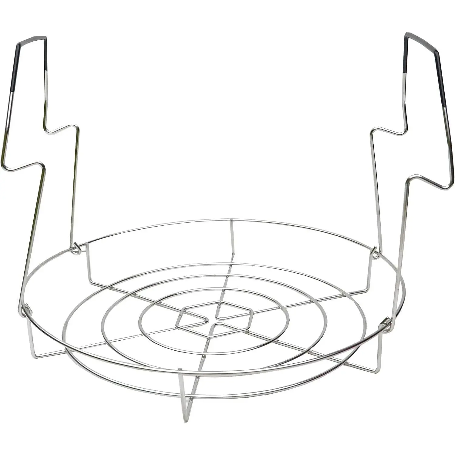 Stainless Steel Canning Rack, Contoured Comfort Grip Handles Rack, non-rusting rack - Canning becomes easy, fun and safe