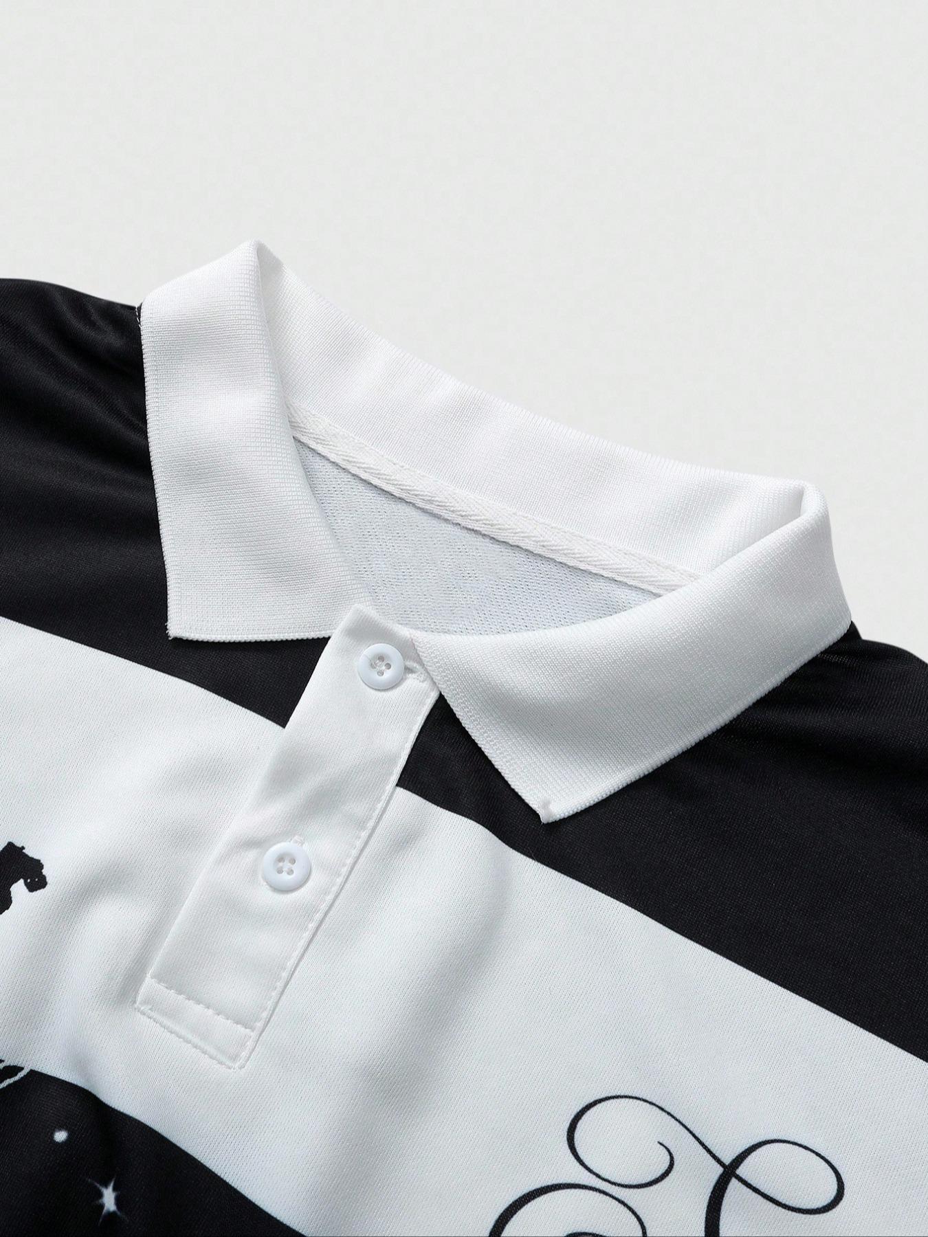 Unisex Y2K Style Virgin Mary & Saints Cross Print Striped Hoodie, Casual Streetwear, Couple, Trendy Pullover, Men's Gift