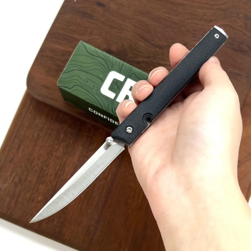 Outdoor folding knife, sharp blade, stainless steel material, G10 handle, EDC knife, practical knife, pocket knife, a nice gift, the top choice for giving as a present, a gift for men and fathers, holiday gift