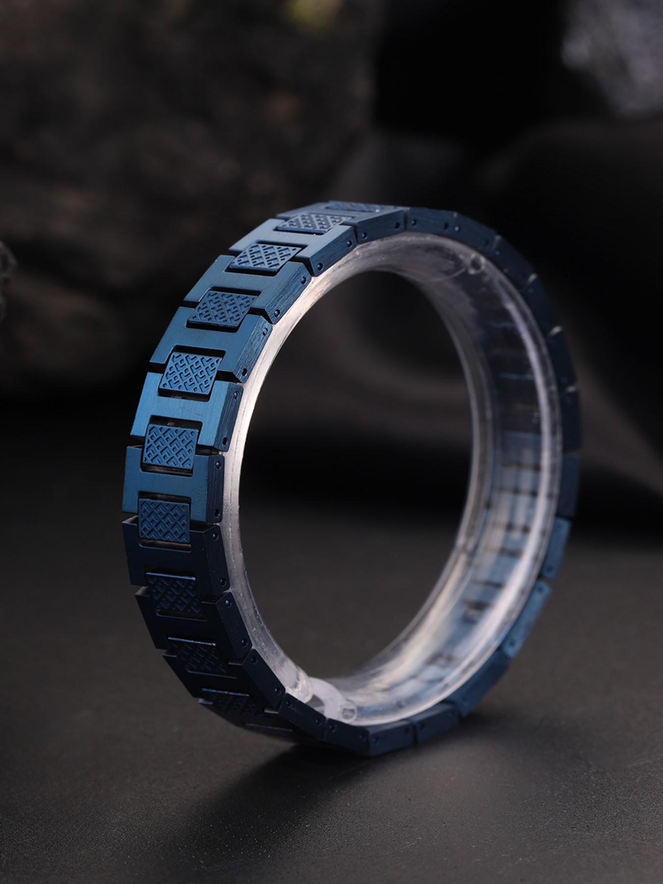 Fashion Retro Stainless Steel Crocodile Strap Bracelet, Ideal for Men's Daily Wear, Perfect Gift for Friends, Boyfriend, Father's Day