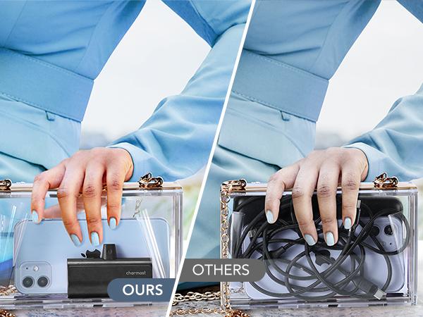 VEGER Ultra-Compact 20W USB-C Portable Charger - 5000mAh Mini Power Bank With Rapid Charging For Smartphones & Mobile Devices