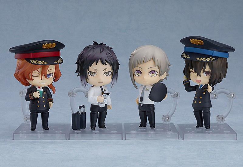 10CM Q-version Bungo Stray Dogs Nendoroid KO Articulated Action Figures Model Kit Desktop Ornament Collectible Toys Statue Gift