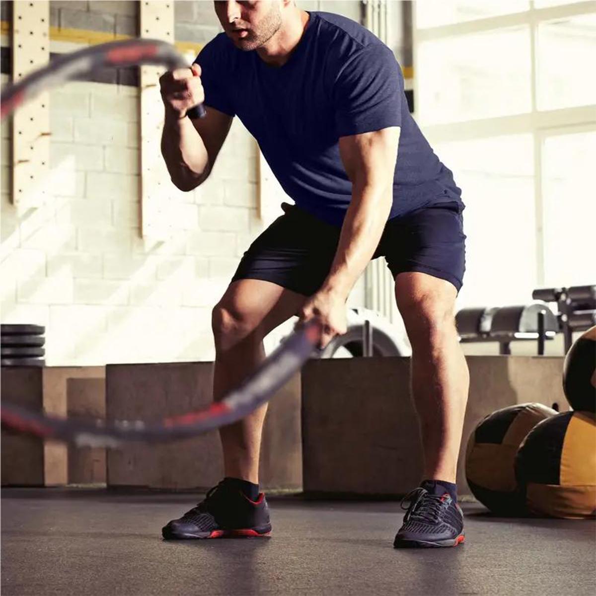 【Purchase One Size Large】 Men's 3 Pack Fashion Athletic Hoodies Shirts Sportswear Moisture Wicking Mesh T-Shirts Workout Summer Hoodies For Men