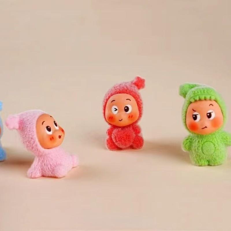 Cute Plush Star Keychain, Soft Fluffy Fabric, Car Dashboard Decoration, Perfect Birthday Gift, Festival Present, Collectible Display