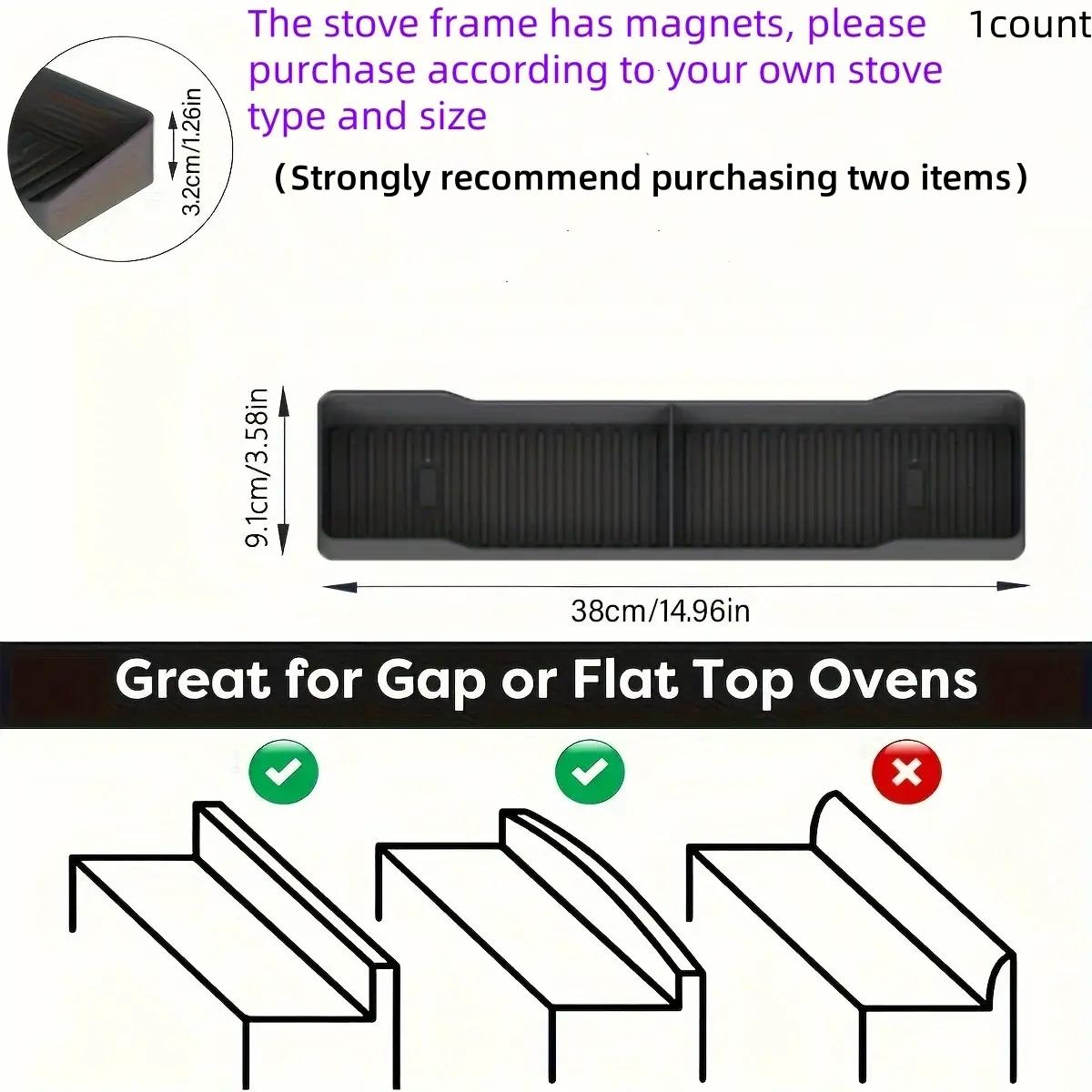 Kitchen Stove Magnetic Shelf, 1 Count Magnetic Stove Top Spice Rack, Stove Top Storage Rack, Kitchen Storage Organizer, Kitchen Accessories