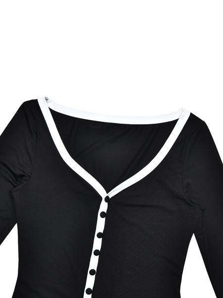 Sexy Long Ruffle Hem Dress, Slim-fit Flounce Sleeve Party Maxi Dress, Chic Elegant Fit, Single Button Side Slit Fall & Winter Fashion