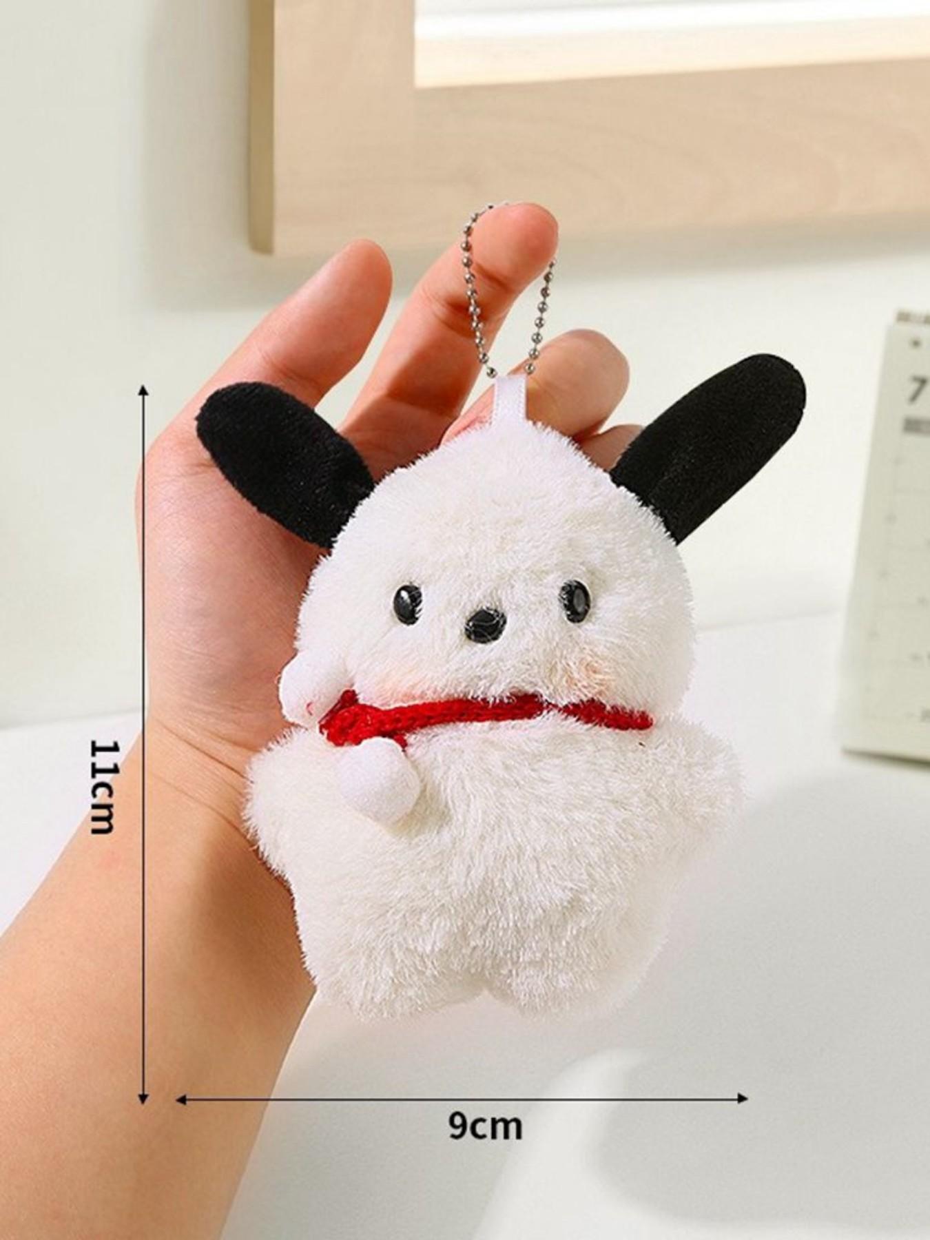 Pilot Pochacco Plushie Bag Charm, Cute Cartoon Style, Perfect Gift for Holidays, Soft Stuffed Animal Accessory for Backpacks