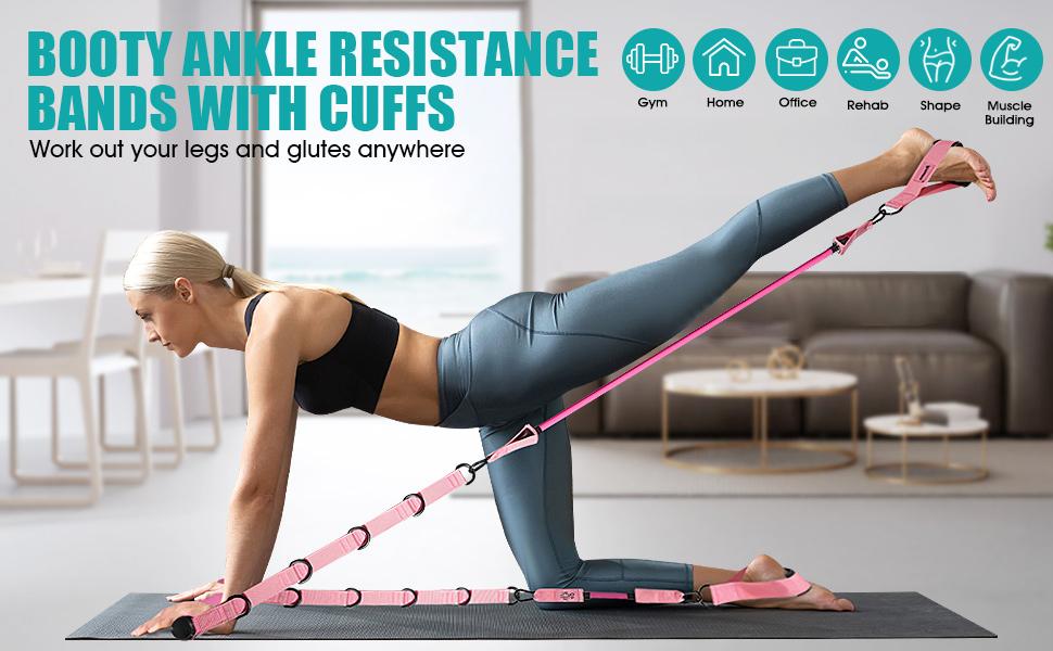 Pilates Bar Kit with Resistance Bands, Pilates Workout Equipment for Legs, Hip, Waist, Arm, Squats Exercise Equipment for Home Workouts, Adjustable 3-Section Pilates Bar Kit for Women & Men,Best Christmas Gifts for Dads/Moms/Boys/Girls SpringStatements
