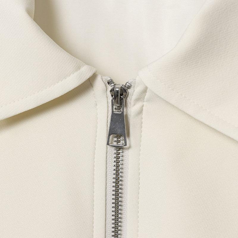 Women's Bomber Jacket Long Sleeved Top White Black Sports Shirt With Zipper Oversized Sleeve Streetwear Women's Jacket New 2025 Fashionable Pilot Jacket Women Casual Jacket Coat