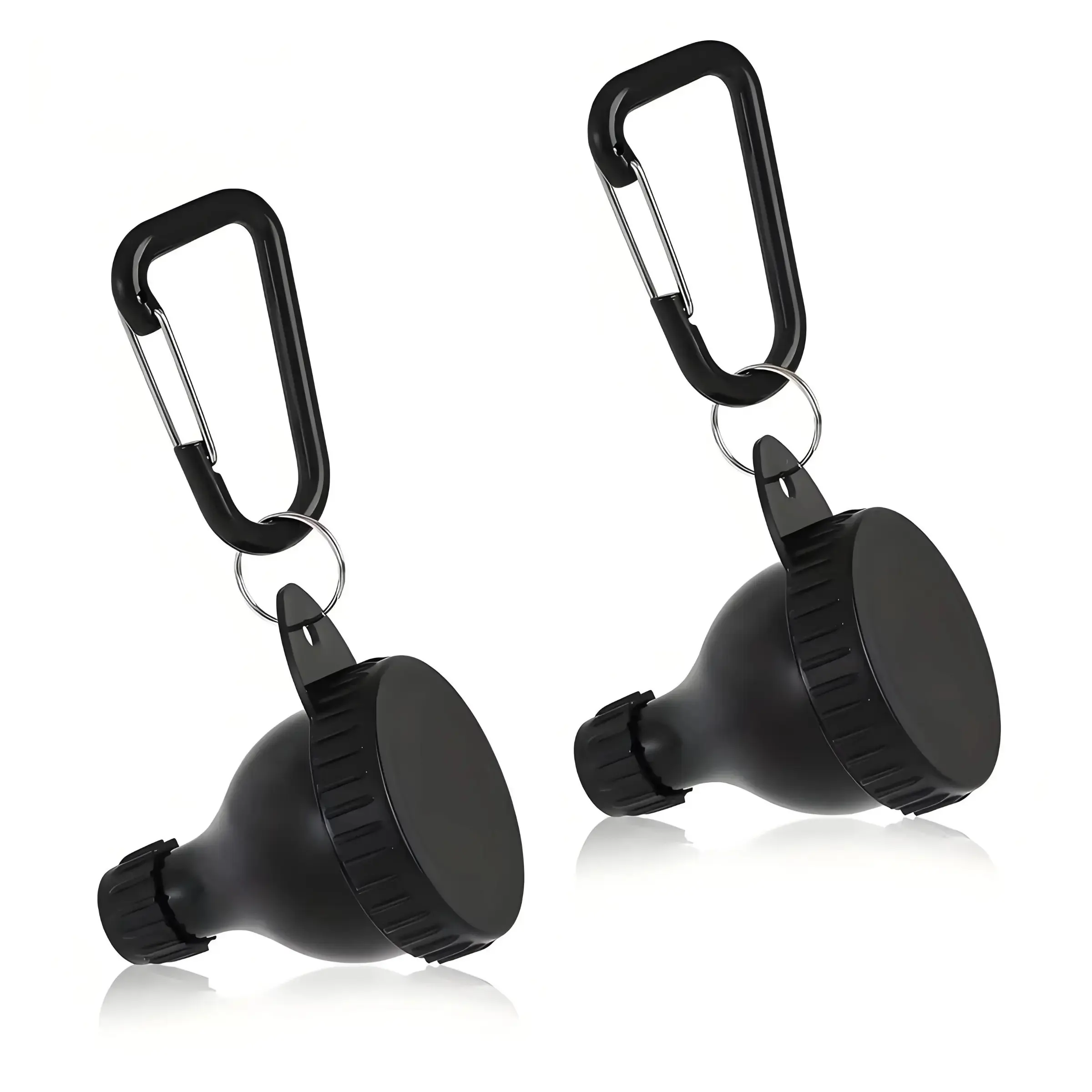 Portable Protein Powder Container Set, Plastic Jar Design, Includes 2 Containers, Mini Funnel, Keychain, Lanyard, 50ML Capacity, Ideal for Gym, Camping, Hiking