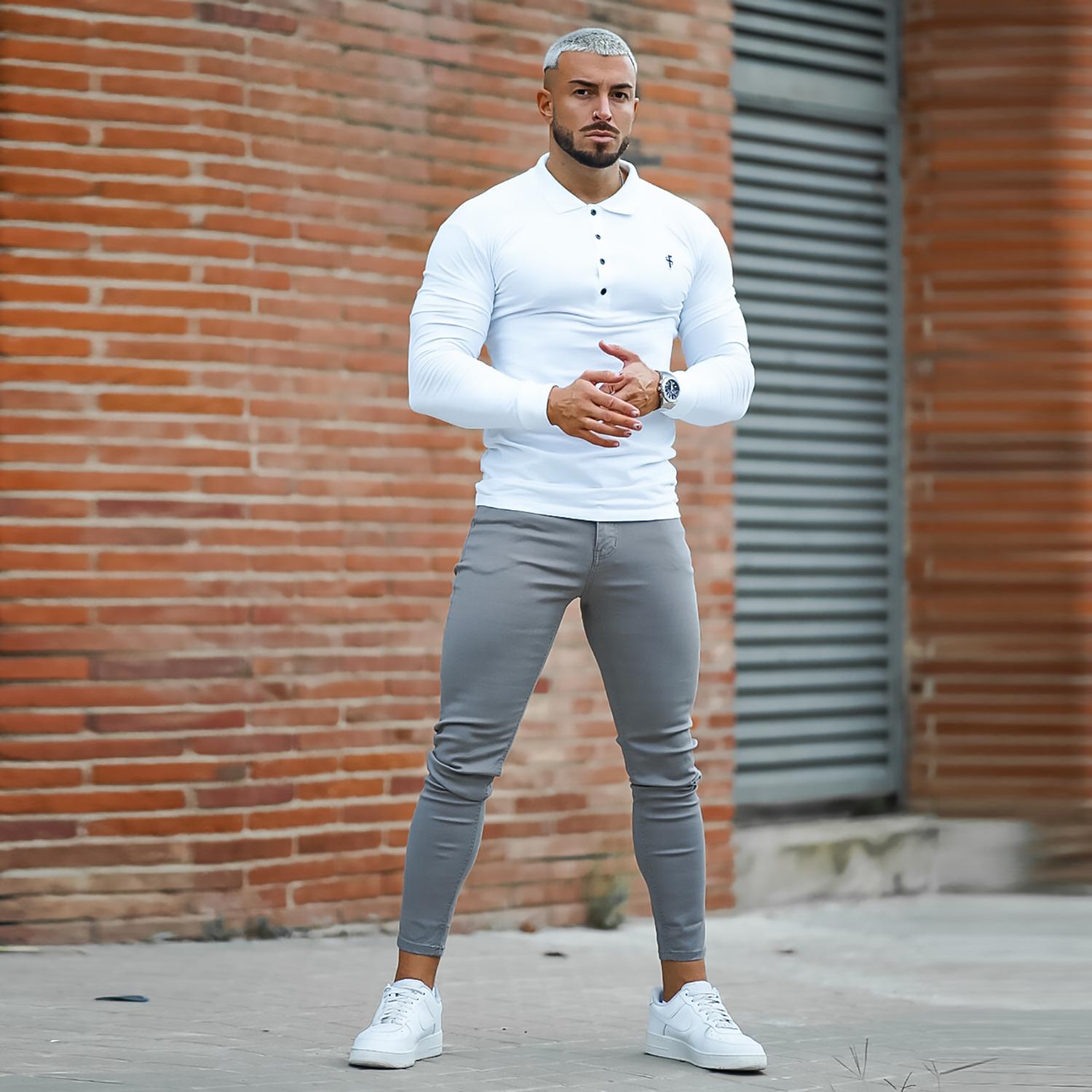 GINGTTO Mens Jeans Skinny Stretch Fashion High Rise Colored Jeans