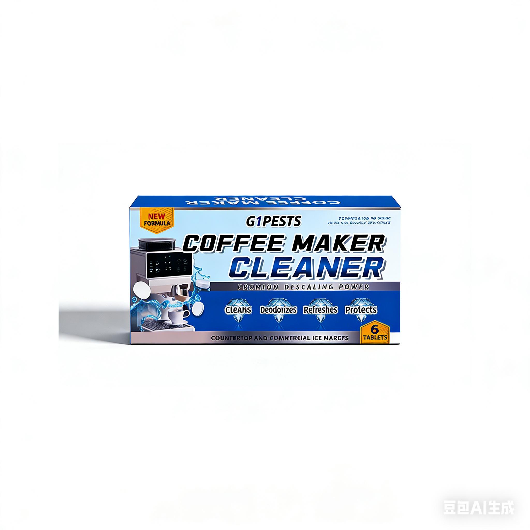 Coffee Machine Descaling Tablets – 6 Pack, Deep Cleaning for Various Coffee Makers, Drip & Espresso Machines, Specialized Coffee Pot Cleaner