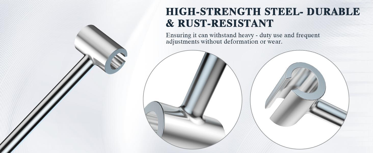 Door Hinge Adjustment Tool, 14-19mm Hinges Gap Adjusting Wrench, Upgraded Door Henge Repair Tool, Door Gap Tool for Flag Hinge Steel Double-Ended Door Henge Repair Wrench