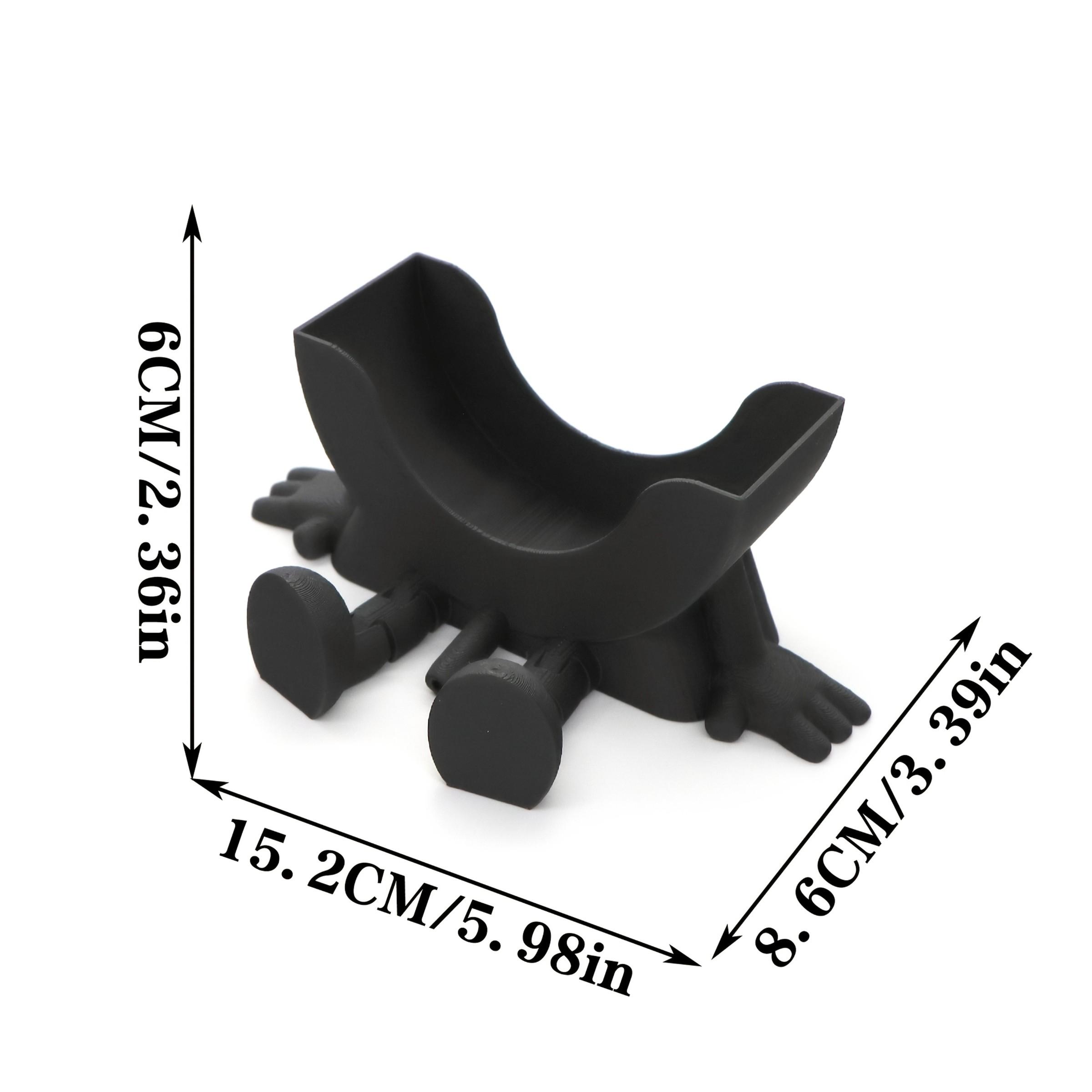 Smiley Dish Sponge Holder, Hinge Joint Adjustable Kitchen Sink Bathroom Sponge Rack, Drainage Slot Countertop Storage Box