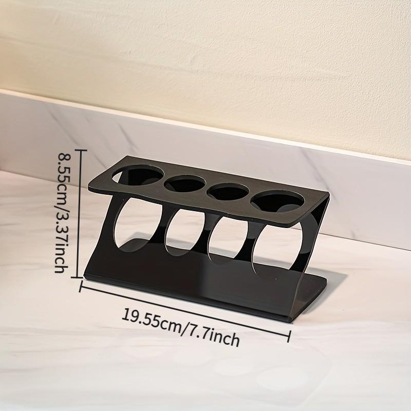 1 Pc Electric Toothbrush Organizer Stand – Multi-function storage rack for toothbrush, razor and toothpaste. Compact bathroom countertop holder, perfect for keeping toiletries neat and organized at home.