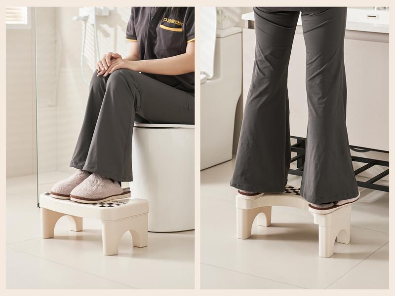 UFORU Adult Bathroom Toilet Stool, 1 Plastic Portable Footstool, Bathroom Anti-Slip Toilet Step Stool Mother's Day Gift UFORU Adult Bathroom Toilet Stool, 1 Plastic Portable Footstool, Bathroom Anti-Slip Toilet Step Stool Mother's Day Gift