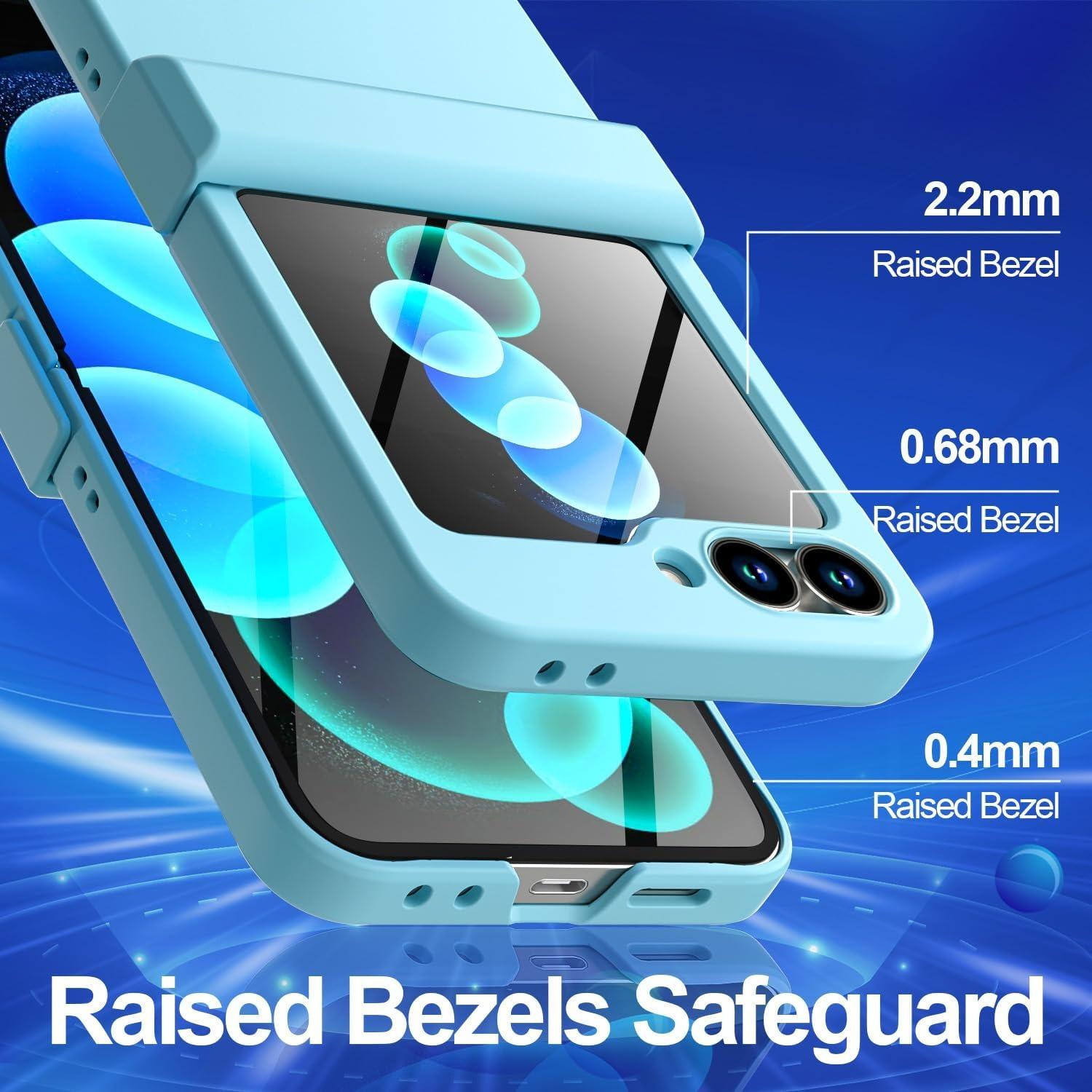 Luxury 3-in-1 Hinge Protection Foldable Smartphone Casing for Samsung Galaxy Z Flip 3/4/5/6/7, Ultra-Thin Shockproof Hard PC Armor Accessory for Handheld Devices, Polycarbonate