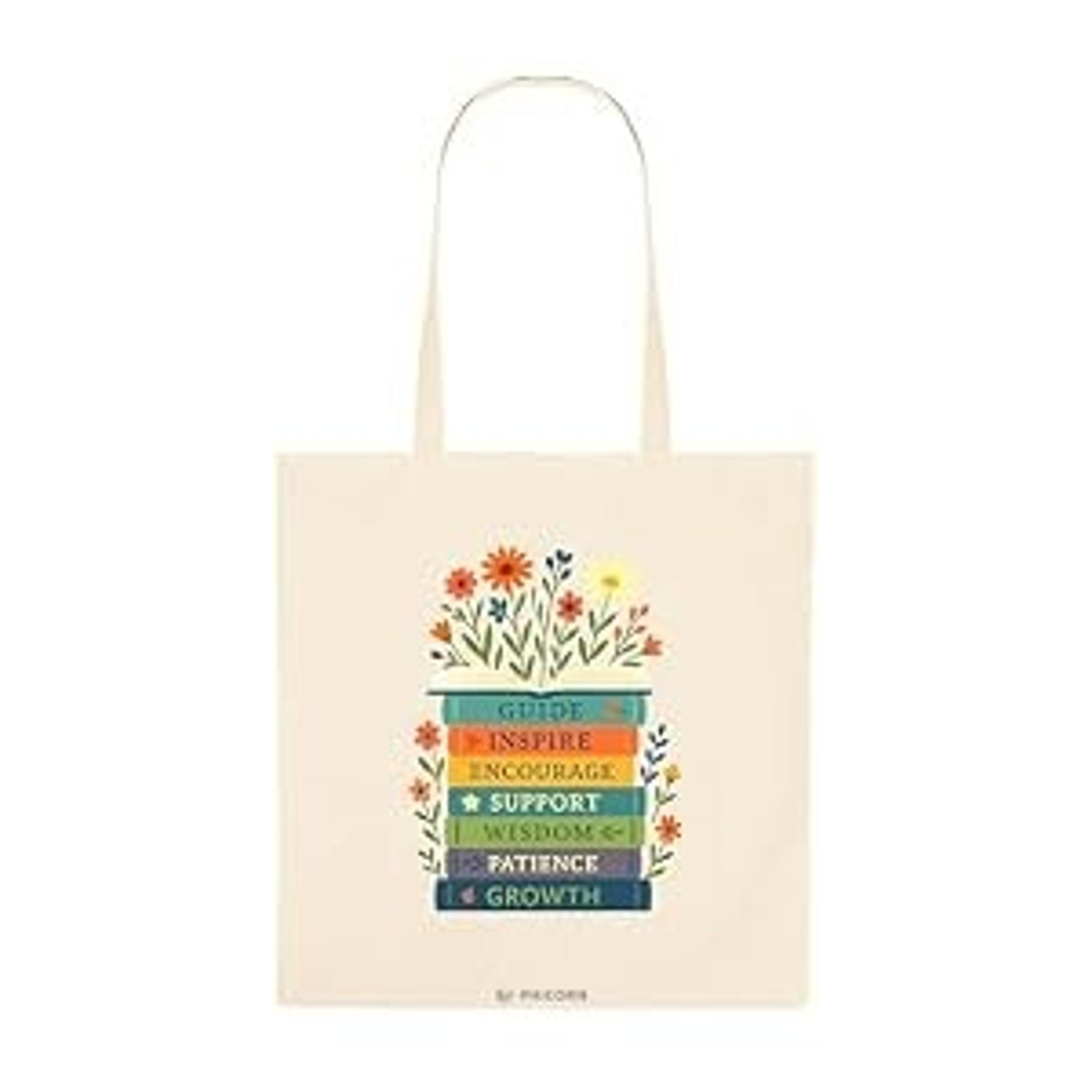 Canvas Tote Bags, 15 x 16 in – 100% Cotton Blank Reusable Grocery & Craft Tote Bag with Long Handles