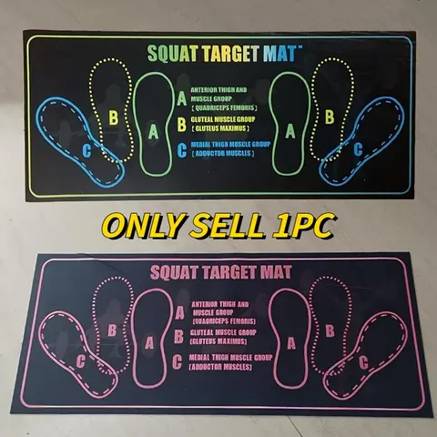 Anti-Slip Squat Pad Set, Durable Non-Skid Training Mat for Home and Gym Use, Ideal Exercise Equipment for Fitness Enthusiasts, Home Gym Accessory, Gym Floor Mat, Exercise Mat Tiles