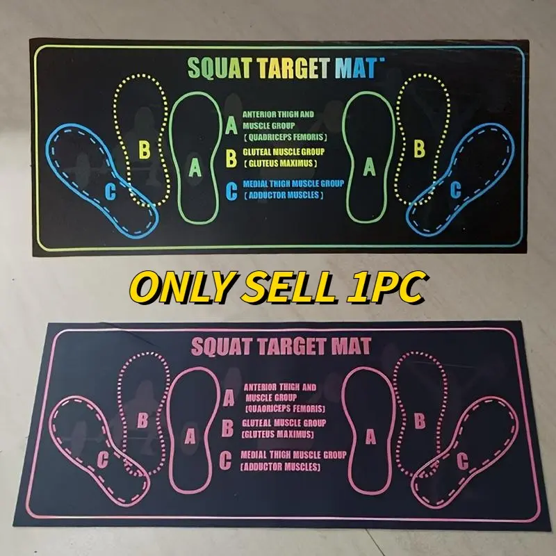 Anti-Slip Squat Pad Set, Durable Non-Skid Training Mat for Home and Gym Use, Ideal Exercise Equipment for Fitness Enthusiasts, Gym Accessories, Gym Floor Mat, Exercise Mat Tiles, Fitness Workout Accessories
