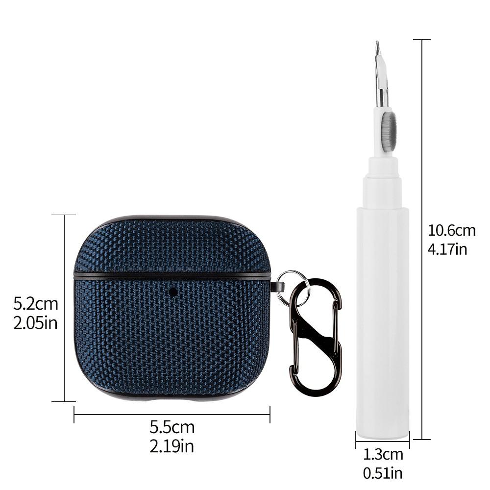 Protective Case + Cleaning Pen Set, Headphone Accessories, Scratch-Resistant Shockproof Design for AirPods 4th Gen, Comfortable Nylon Texture, Bottom Charging Port