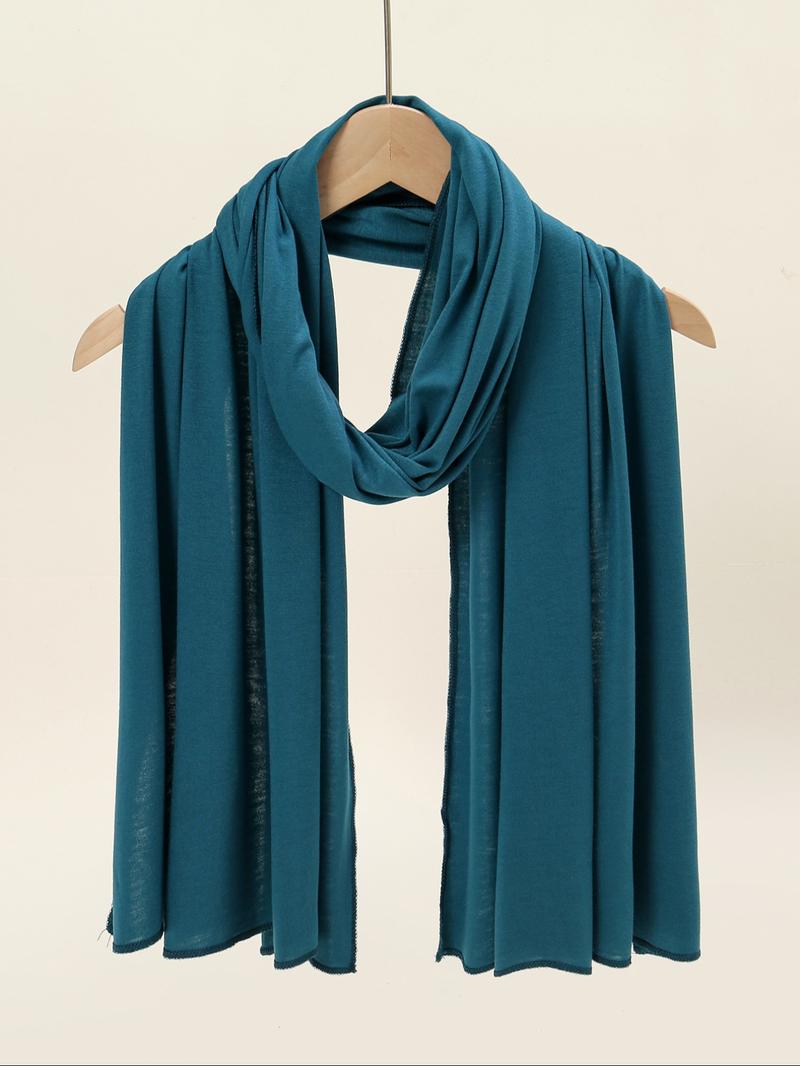 Women's Dopamine Fashion Color Palette Headscarf Turban Hijab, Soft Jersey Material, Elastic Design, Suitable for All Occasions, Plain Pattern Women's Dopamine Fashion Color Palette Headscarf Turban Hijab, Soft Jersey Material, Elastic Design, Suitable for All Occasions, Plain Pattern