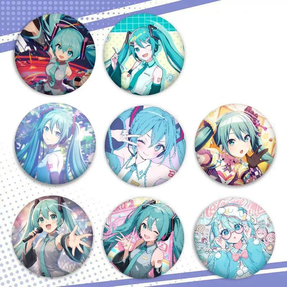 2026 New hot item Button Pin Handmade Brooch For Clothes Cartoon Badge Backpack Decoration Jewelry Accessories Singer Hatsune Miku Anime  Anime