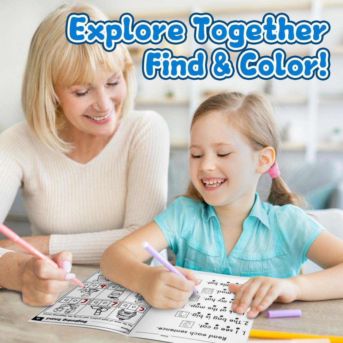 Kids’ Alphabet Handwriting Practice Book – Learn Uppercase and Lowercase Letters, Trace ABCs, Improve Pencil Control to Build Early Literacy Skills for Preschool, Pre-K, Kindergarten and Home Learning