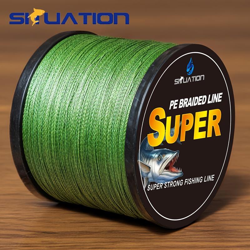 SIIUATION 300M/328YDS, 500M/546YDS, super strong fishing line, 4-strand multi wire PE wear-resistant braided wire, 12 25 40 60 80 100 LB smooth long casting SIIUATION 300M/328YDS, 500M/546YDS, super strong fishing line, 4-strand multi wire PE wear-resistant braided wire, 12 25 40 60 80 100 LB smooth long casting