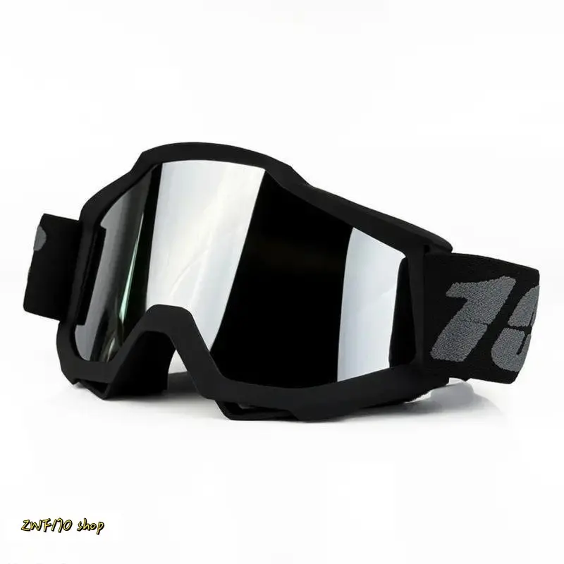 Unisex Full Rim Motocross Outdoor Riding Goggles with Transition Lenses - Windproof, UV-Protective, Dustproof Universal Fit Gear + Bike Flower Frosting Piping Tips Set, Elegant Waist Buckle, High Curtain Knit Crossbody Travel Bag, Motocross Goggles
