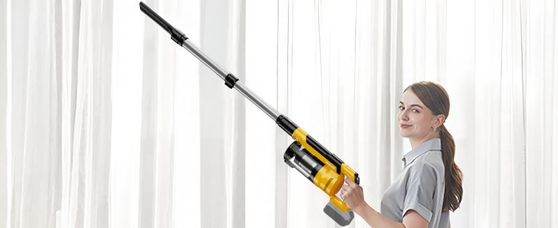 【No Batteries】350W Cordless Vacuum Cleaner for Dewalt 20v Battery/ for Milwaukee M18 Battery/ for Makita 18V Battery, 35kPa Brushless Lightweight Stick Vacuum with 3 Mode Suction,6 in 1 Stick Vacuum Cleaner with HEPA for Floor,Carpet, Car