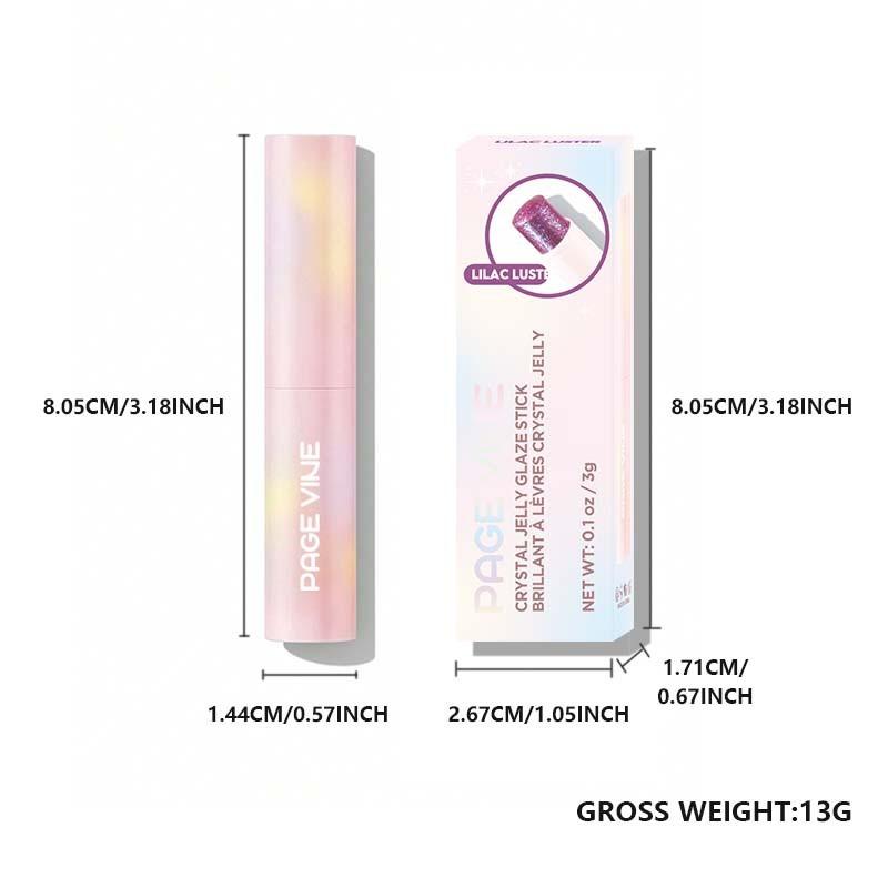 PAGE VINE Popular Water Gloss Jelly Highlight Eyeshadow Stick Super Shiny Multi-color Eyeshadow Highlight Stick