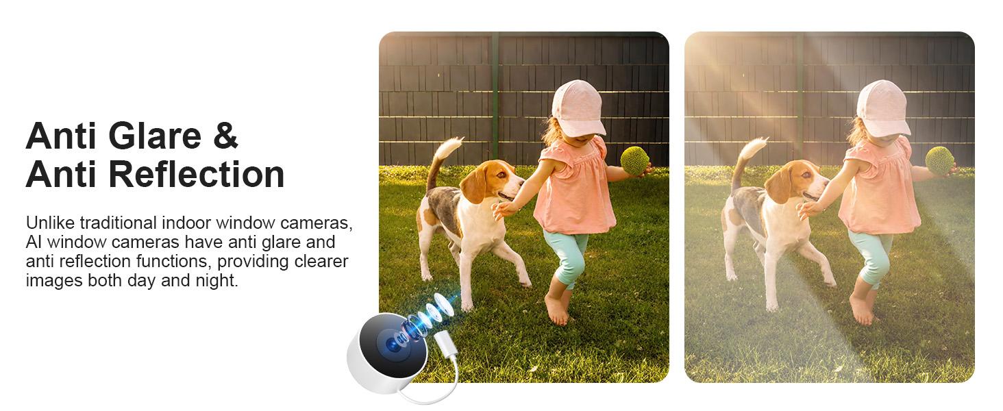 2K HD Window Security AI Camera, 4MP WiFi Indoor Camera with Starlight Night Vision & AI Smart Alerts for Home 2K HD Window Security AI Camera, 4MP WiFi Indoor Camera with Starlight Night Vision & AI Smart Alerts for Home