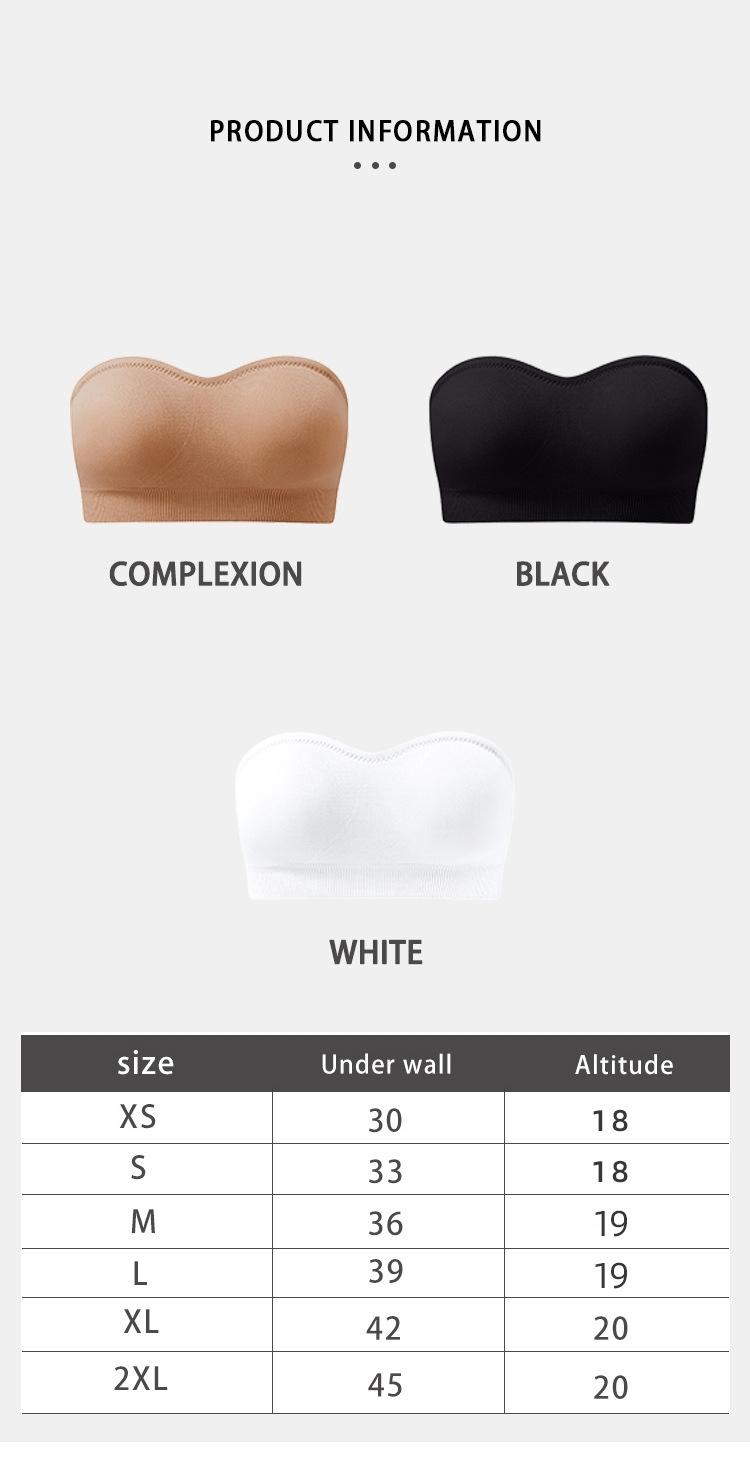 Push Up Strapless Bras for Women Supportive Bandeau Bra Non Slip Wireless No Underwire Padded Tube Bra Push Up Strapless Bras for Women Supportive Bandeau Bra Non Slip Wireless No Underwire Padded Tube Bra
