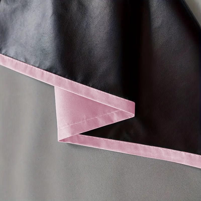 1 piece, solid color polyester material film lining, modern romantic style, 100% blackout curtains, darkening the interior, top pole hanging method, suitable for bedrooms, dining rooms, living rooms, kitchens