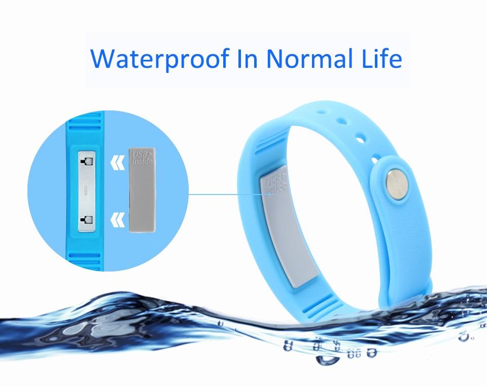 Smart Bracelet Vibration Alarm Clock Reminder Sleep Monitoring 24 Hours Pedometer Rechargeable Bracelet