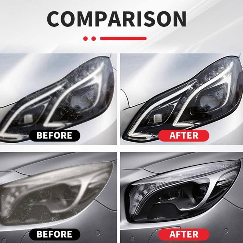 Jstree Car Headlight Renewal Repair Liquid, Yellowing Aging Polishing Refresher 100ML, Automotive Light Restoration Solution