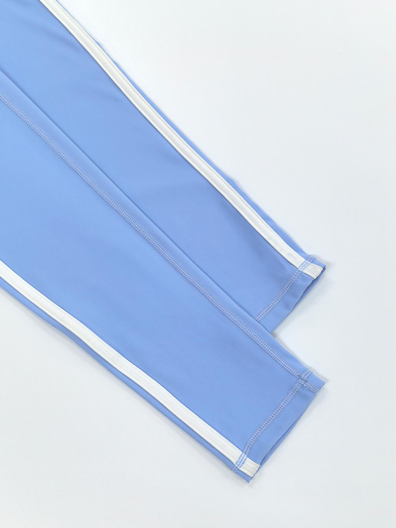 Women's Long Sleeve Crop Top & High Waist Leggings Sportswear Set, Comfy Breathable Sports Outfits for Yoga Gym Workout Running, Ladies Sportswear for All Seasons