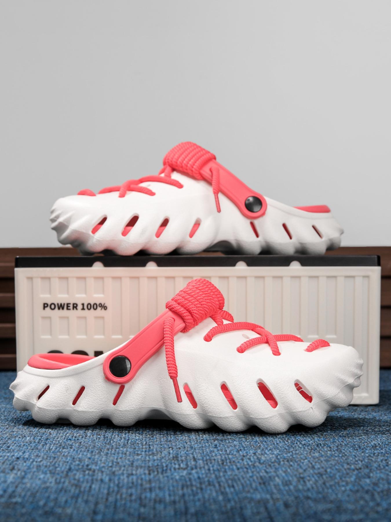 Unisex Classic Hole Shoes, Comfortable Casual Footwear, Casual Shoes Clogs, Bohemian Hand-Woven Durable Design, Perfect for Indoor and Outdoor Use