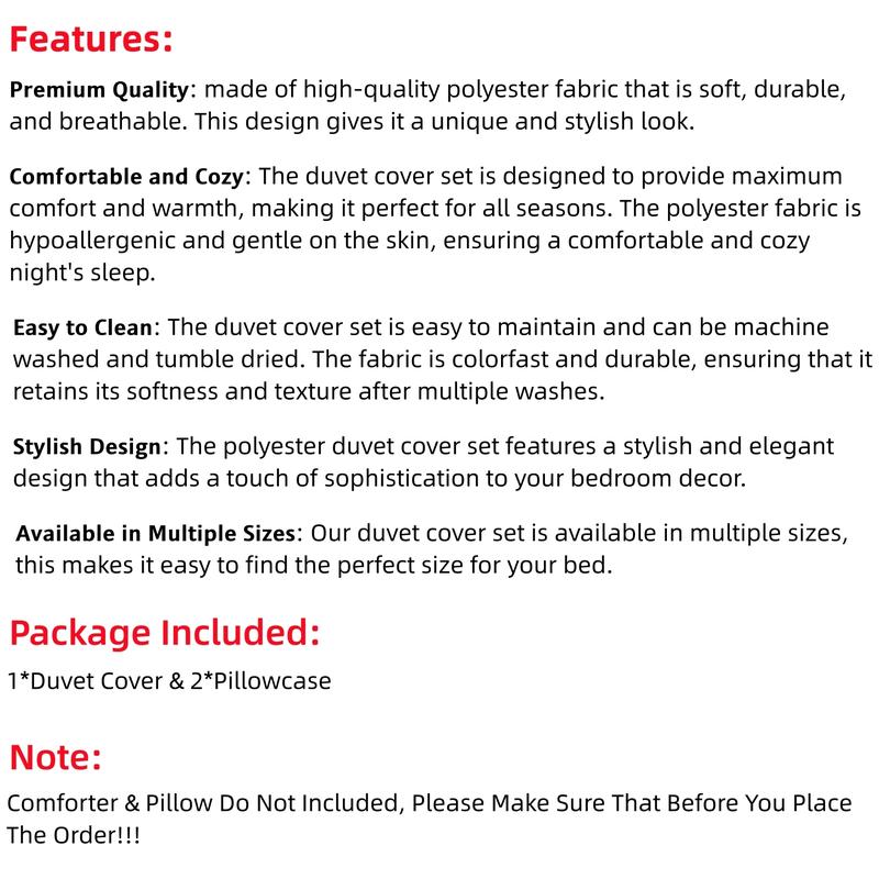 Mandala Floral Pattern Decorative Duvet Cover Set, 3 Counts/set Including 1 Duvet Cover & 2 Pillowcase without Filler, Soft Comfortable for Home Bedroom