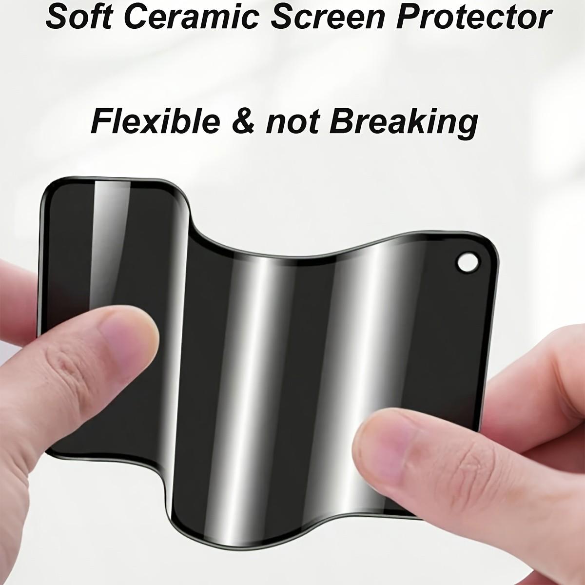 2 Matte Privacy Protection Ceramic Screen Protector Film Accessories for iPhone 17 Pro Max/17 Pro/17 Air/16 Pro Max/16 Pro/15 Pro Max/15 Pro/15/14 Pro Max/14 Plus/13 Pro Max/12 Mini/11