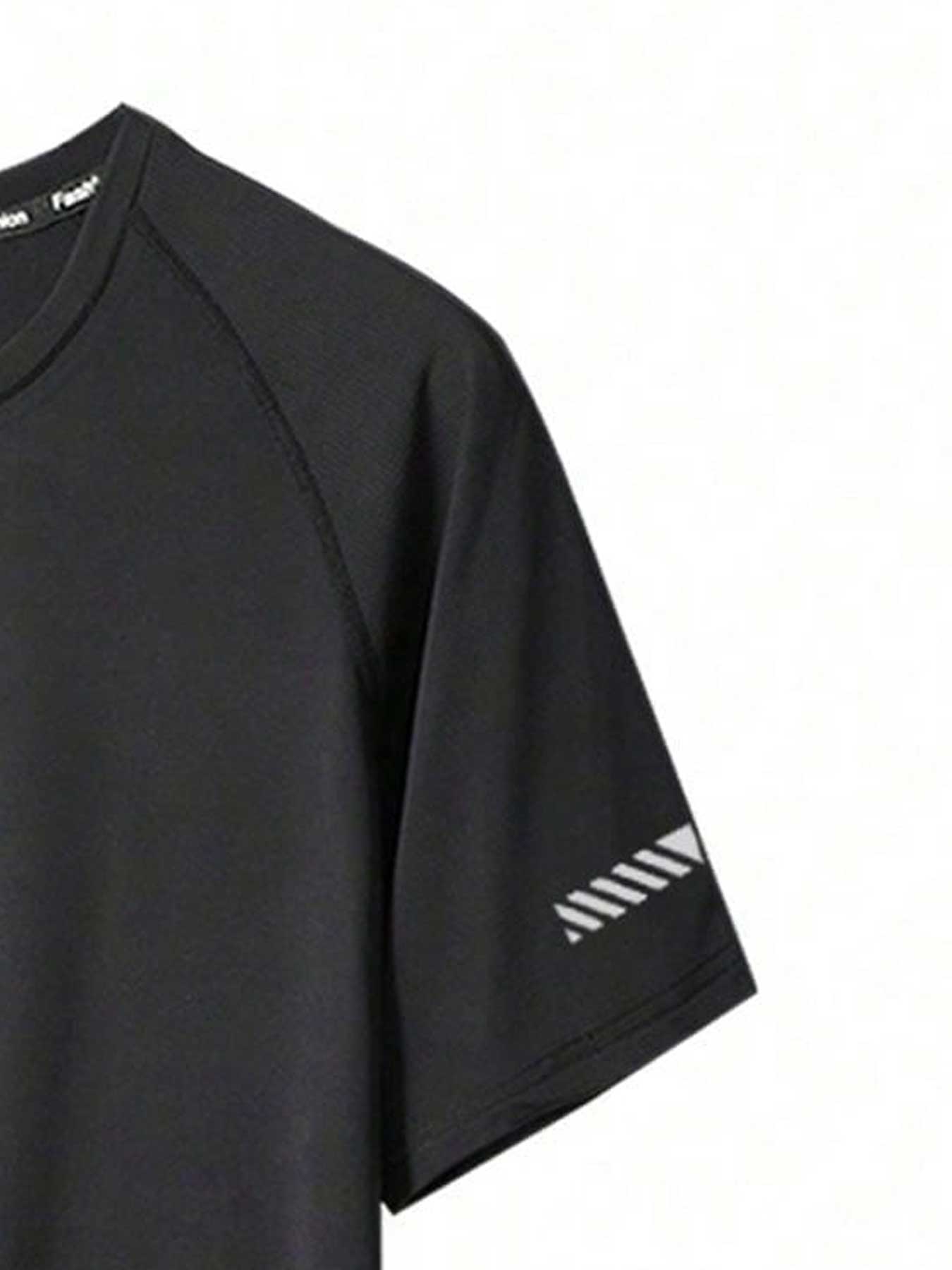 Women's 3-Piece Outdoor Quick-Dry Short Sleeve Running Sports Top, Breathable Lightweight Training Shirt, Summer Gym Yoga Wear