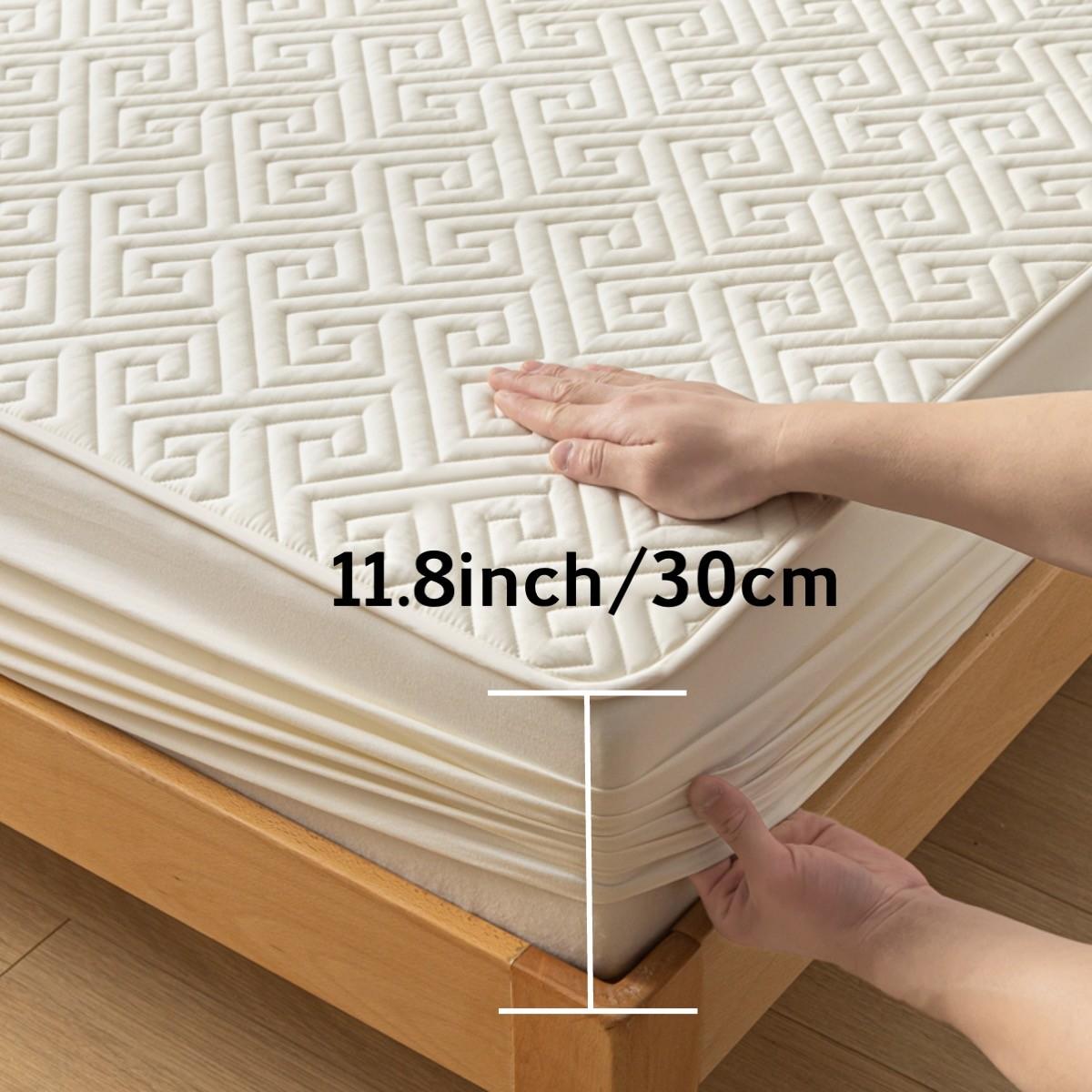 2pcs/3pcs Waterproof Mattress Protector Set, Waterproof Mattress Cover, for Queen/King Beds, Deep Pocket Fits 6"-18" Mattress, Noiseless, Soft, Breathable, Stain-Resistant & Machine Washable, Ideal for Homes with Kids, Pets or Elderly