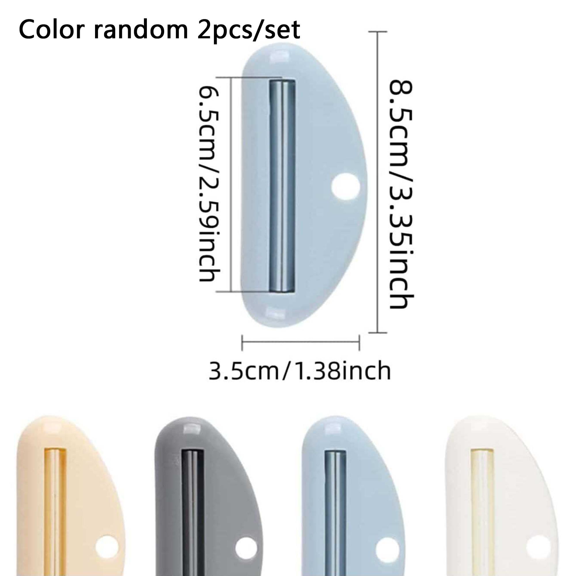 Creative Household Toothpaste Squeezer, 2 Counts Multifunctional Facial Cleanser Squeezer, Squeeze Clip Suitable for Toothpaste Facial Cleanser