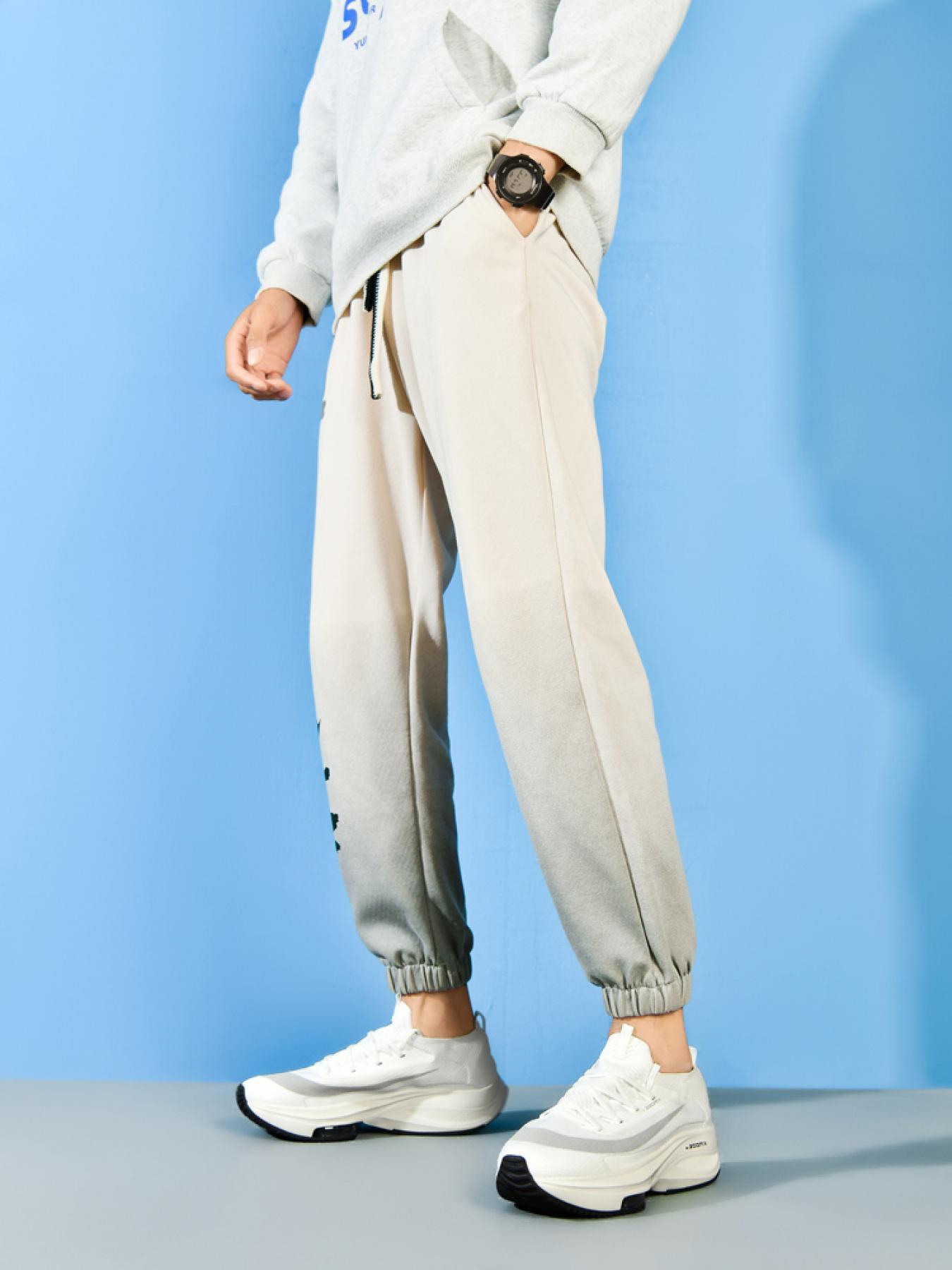 Men Sports Running Shoes Casual Marathon Air Cushion Sneakers Leather Breathable Lightweight Male Comfortable Athletic Nonskid Casual Sneakers Hiking Outdoor Footwear